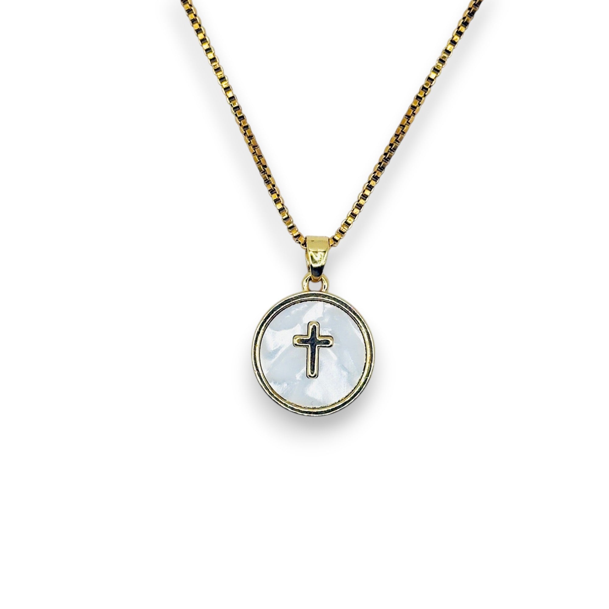 White Enamel Cross